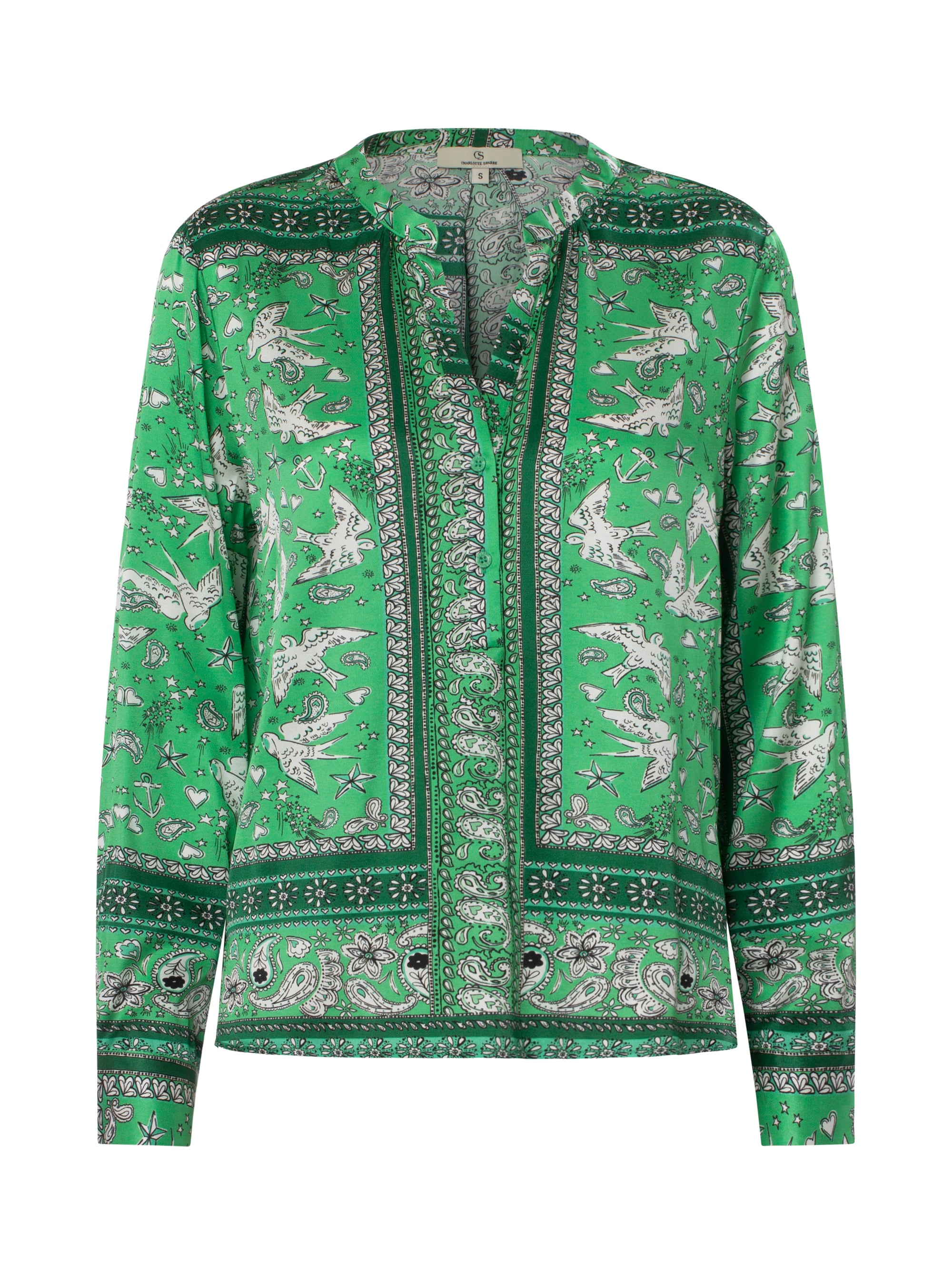 Charlotte Sparre Si Shirt, Dover Green