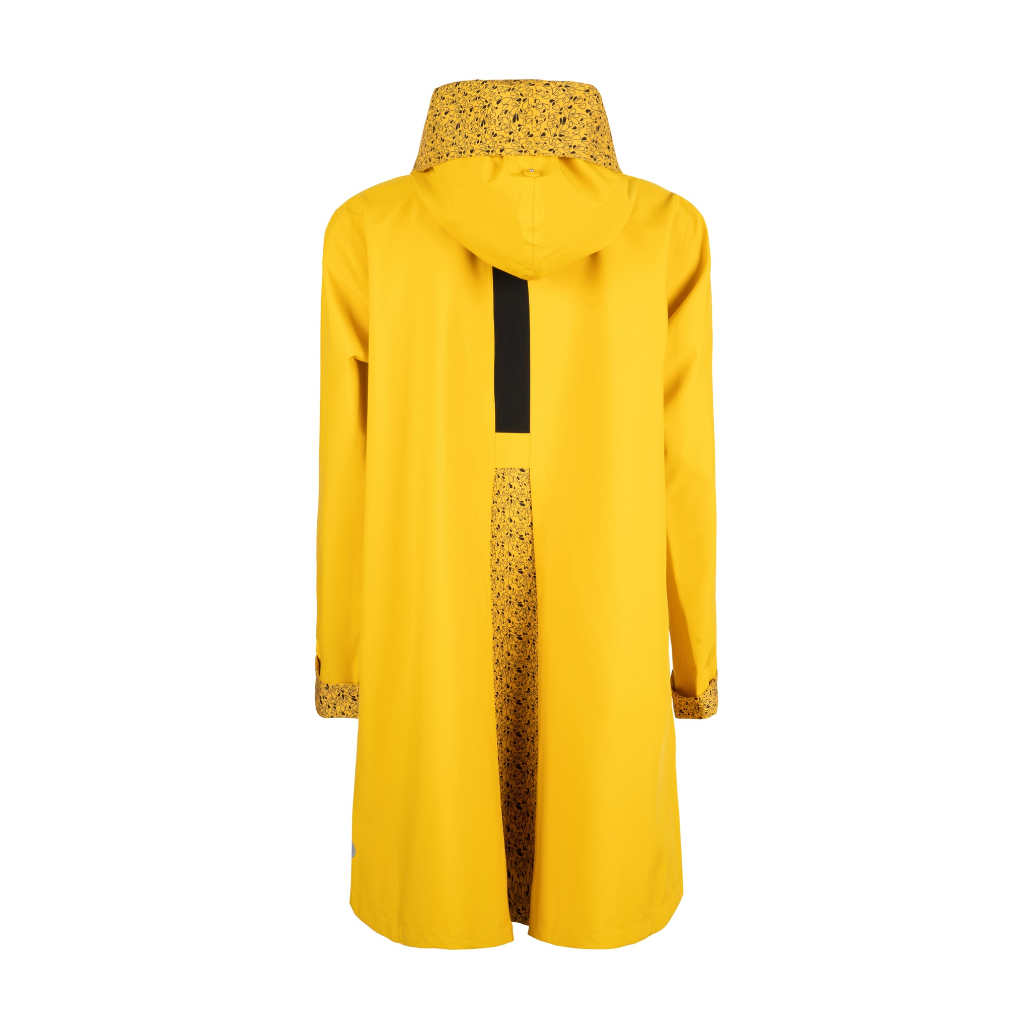 Regn Rainwear Dichte Yellow from back