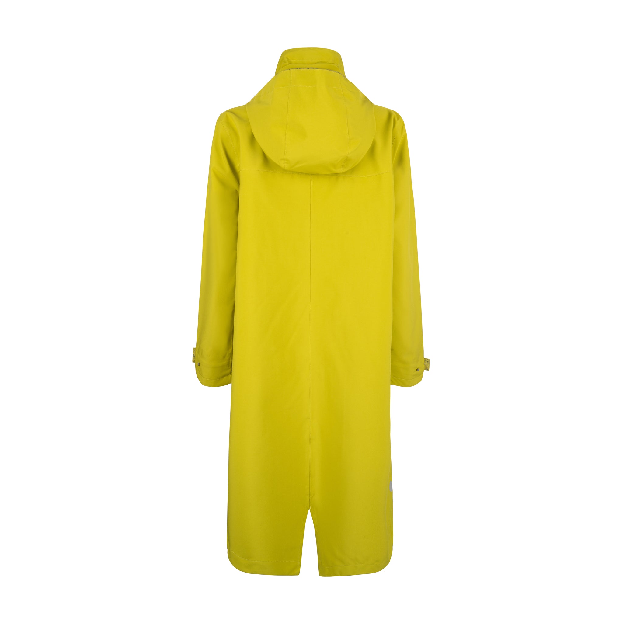 Regn Rainwear Dorthea Lime from back