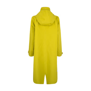 Regn Rainwear Dorthea Lime from back