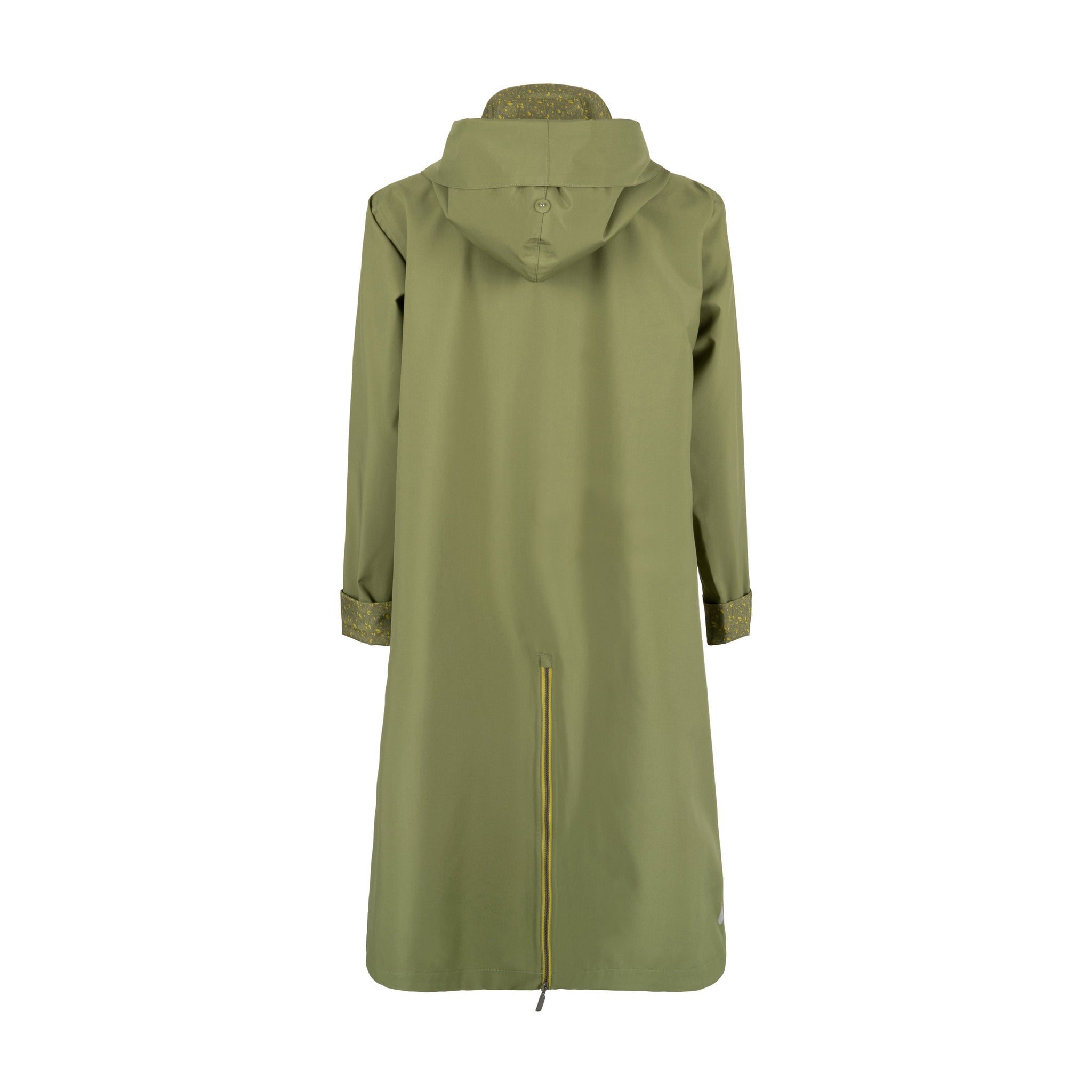 Regn Rainwear Dana Olive Green back